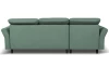 Rohová sedací souprava Star, smrekovo zelená látka