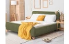 Posteľ Flamingo 180x200 cm, olivovo zelená štruktúrovaná tkanina