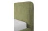 Posteľ Flamingo 180x200 cm, olivovo zelená štruktúrovaná tkanina