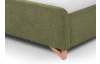 Posteľ Flamingo 180x200 cm, olivovo zelená štruktúrovaná tkanina