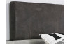 Posteľ s nočnými stolíkmi Penzberg 160x200 cm, sivá / betón