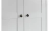 Šatníková skriňa Rosenheim, 271 cm, biela