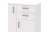 Vysoká kombinovaná komoda Mega 58, biela