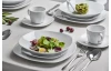 Jedálenský servis (62 dielov) Átrium, biely