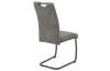 Jedálenská stolička Flora II, šedá vintage látka