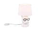 Stolná lampa Dosy, biela
