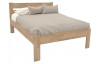 Skrátená posteľ Mystic 90x190 cm, prírodný buk