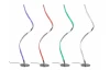 Stojacia lampa Rubin, LED, RGBW, imitácia krištáľov