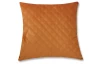 Dekoračný vankúš Christene 45x45 cm, oranžový s kosoštvorcami