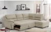 Rohová sedacia súprava Nebolo, béžová látka, pravý roh