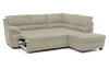 Rohová sedacia súprava Nebolo, béžová látka, pravý roh
