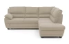 Rohová sedacia súprava Nebolo, béžová látka, pravý roh
