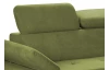 Rohová sedacuia súprava Gisele, zelená látka, pravý roh