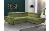 Rohová sedacuia súprava Gisele, zelená látka, pravý roh