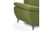 Rohová sedacuia súprava Gisele, zelená látka, pravý roh