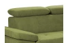 Rohová sedacuia súprava Gisele, zelená látka, pravý roh