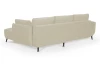 Rohová sedacia súprava Allegra, béžová látka, pravý roh
