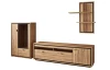 Široká TV skrinka Flores, dub gustavson/antracit
