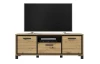 TV skrinka Trondheim 158 cm, dub artisan/dub čierny