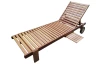 Zahradné lehátko Perth, tropické drevo