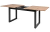 Rozkladací jedálenský stôl Denver 160x90 cm, dub artisan/antracit