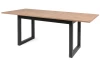 Rozkladací jedálenský stôl Denver 160x90 cm, dub artisan/antracit