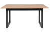 Rozkladací jedálenský stôl Denver 160x90 cm, dub artisan/antracit