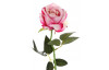 Umelá kvetina Ruža 52 cm, tmavo ružová
