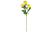 Umelá kvetina Georgína 75 cm, žltá