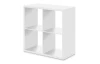 Regál Max, 2x2 priehradky, biely