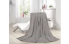Fleecová deka Lara 220x240 cm, šedo-strieborná
