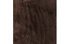 Dekoračný polštár Laza 45x45 cm, hnedý, imitácia králičej kožušiny