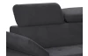 Rohová sedaccia súprava Gisele, antracitová látka, pravý roh