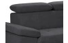 Rohová sedaccia súprava Gisele, antracitová látka, pravý roh