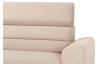 Rohová sedacia súprava Lugo, béžová látka, ľavý roh