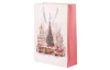 Vianočná darčeková  taška Vianočný trh, veľkosť L