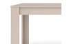 Jedálenský stôl Adam 120x80 cm, béžový kašmír, rozkladací