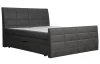 Posteľ boxspring Bonny 180x200 cm, antracitová vintage látka