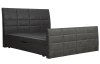 Posteľ boxspring Bonny 180x200 cm, antracitová vintage látka