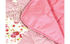 Letná deka kvetinový vzor, ružová
