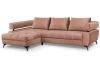 Rohová sedacia súprava Paris, lososová látka, ľavý roh