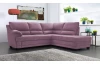 Rohová sedacia súprava Nebolo, fialová lila látka, pravý roh