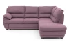 Rohová sedacia súprava Nebolo, fialová lila látka, pravý roh
