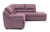 Rohová sedacia súprava Nebolo, fialová lila látka, pravý roh