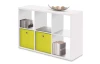 Regál Max, 3x2 priehradky, biely