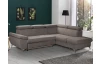 Rohová sedacia súprava Gisele, béžová taupe látka, pravý roh