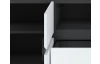 TV skrinka Campania 161 cm, biela/antracit