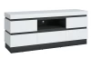 TV skrinka Campania 161 cm, biela/antracit