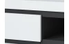TV skrinka Campania 161 cm, biela/antracit