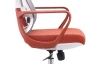 Kancelárska stolička Sindibad, šedá/oranžová